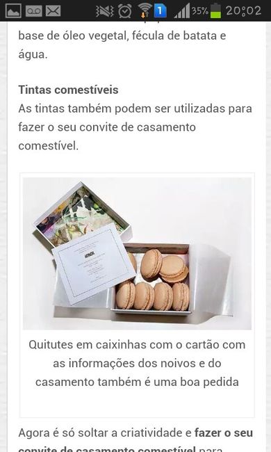 Convite comestível , conhecem? - 3