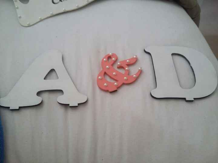 Objetos pre weeding... plaquinhas. - 2
