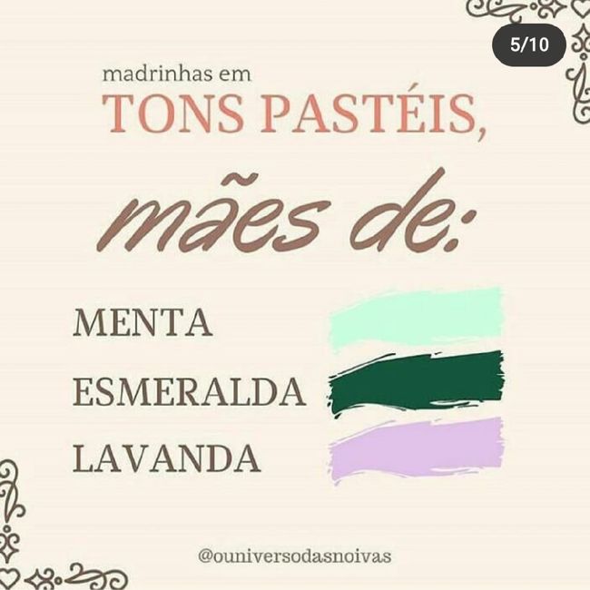 Dica: Cor dos vestidos MADRINHAS x MÃES #helpcarol 8