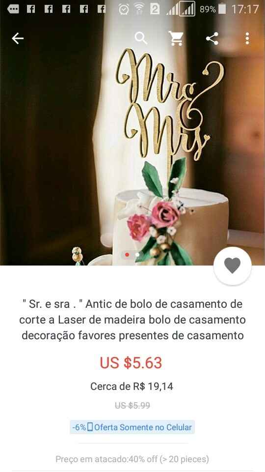 Topos de bolo (aliexpress) - 2