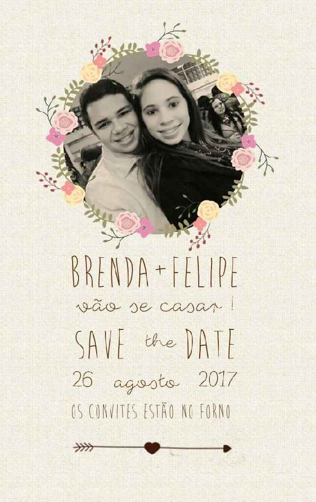Qual save the date escolher? #vemopinar - 1