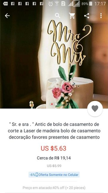 Topos de bolo (aliexpress) - 2
