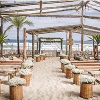 Na praia! Que lindeza!