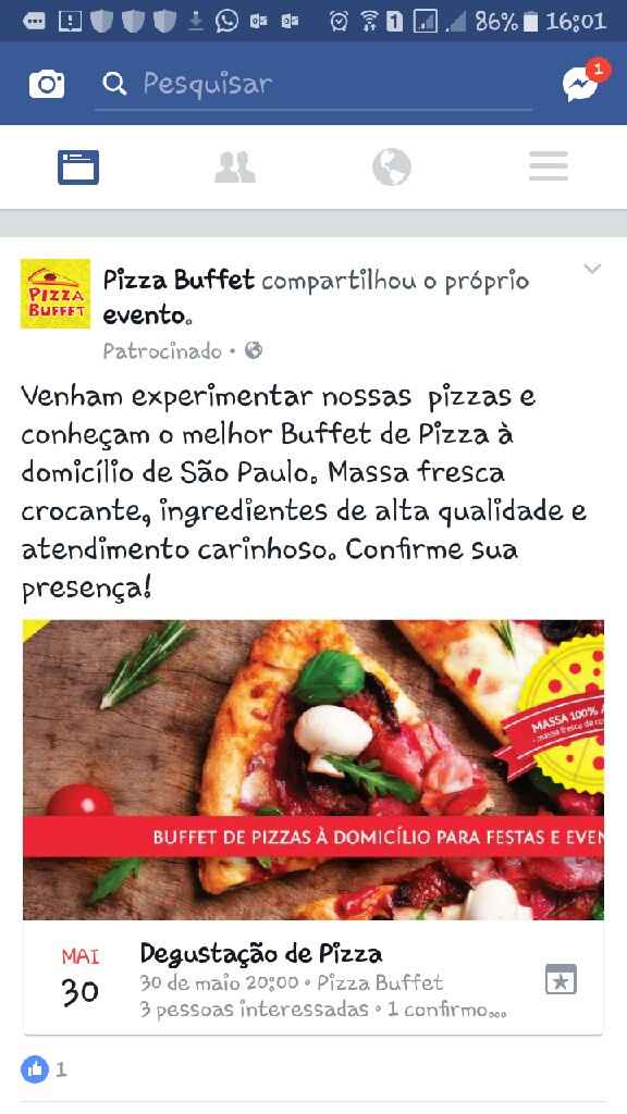 Buffet de pizza - 1
