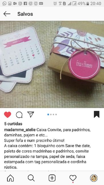 Caixinha padrinhos - 3
