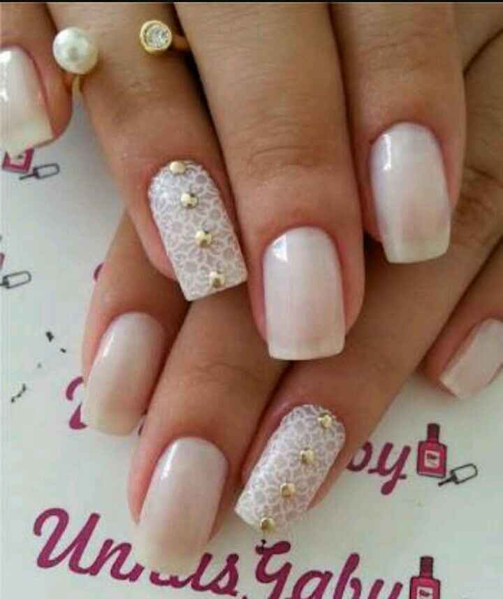 Unhas da noiva 💅 ❤ - 3