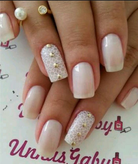 Unhas da noiva 💅 ❤ - 3