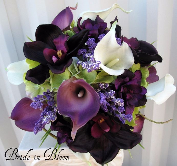 buque tons de roxo