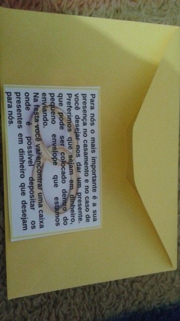 Convite de casamento - 1