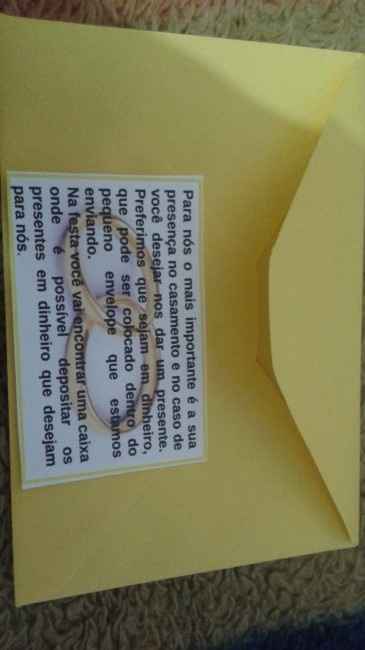 Convite de casamento - 1