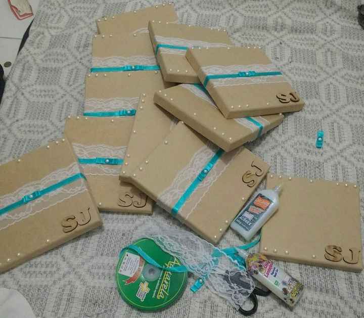 Produção dos convites de padrinhos - 1