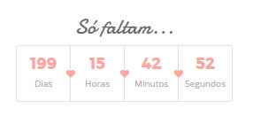 Quase 6 meses pro grande dia