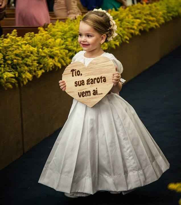 Outro modelo de "Lá vem a noiva''