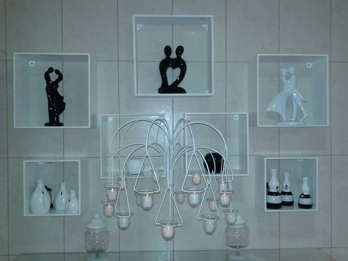 Decoração preto/prata - 3