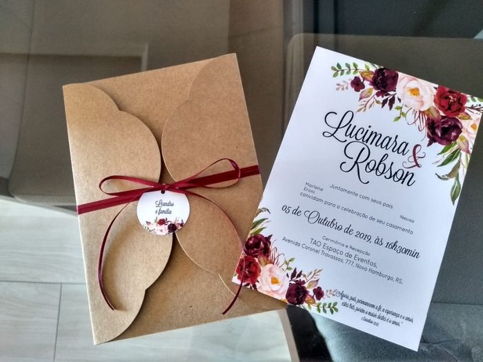 Convite do Casamento