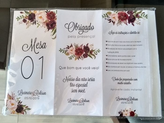 Numeradores de mesa