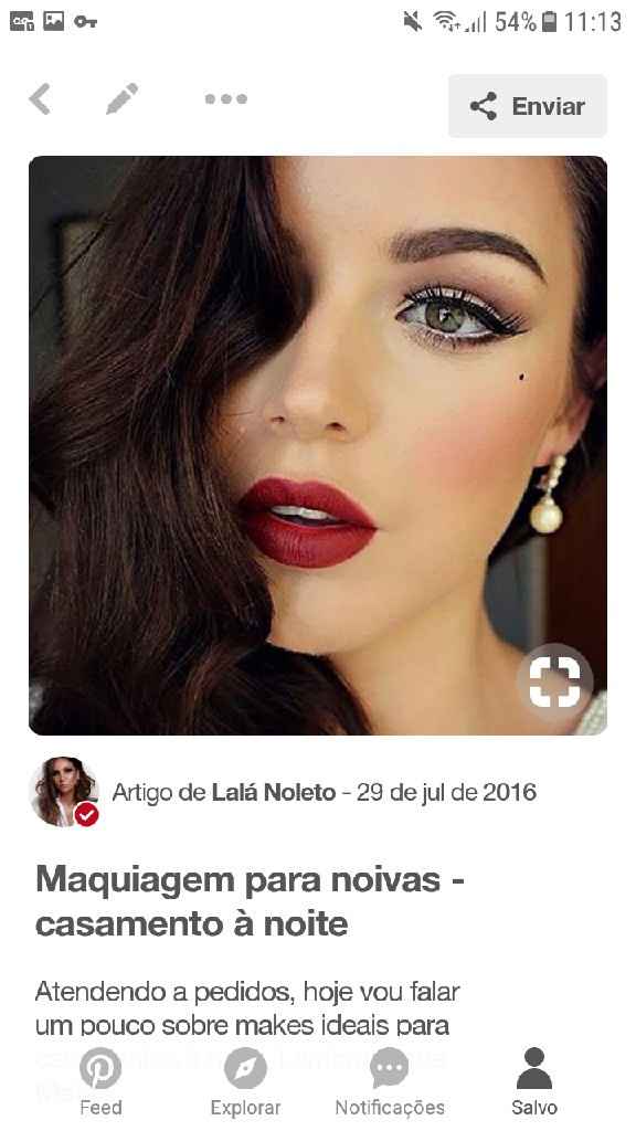 #noivamusa  Maquiagem marcante! - 2