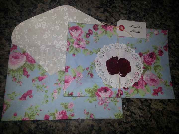 Meu convite de casamento "faça você mesma"!