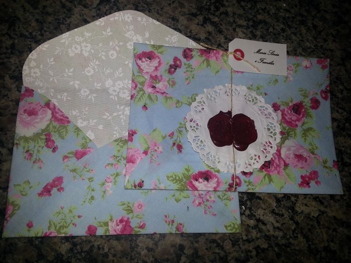 Meu convite de casamento "faça você mesma"!