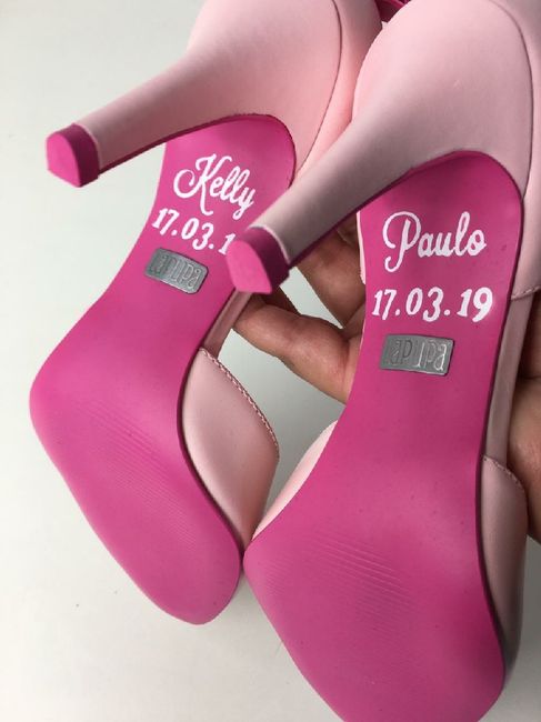 Sapatos personalizados para noivinhas - 6
