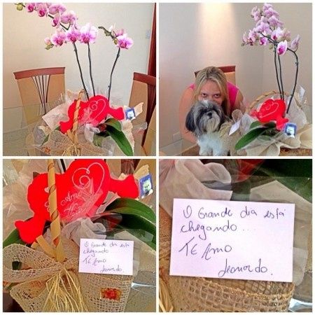 Olha que amor meu noivo 