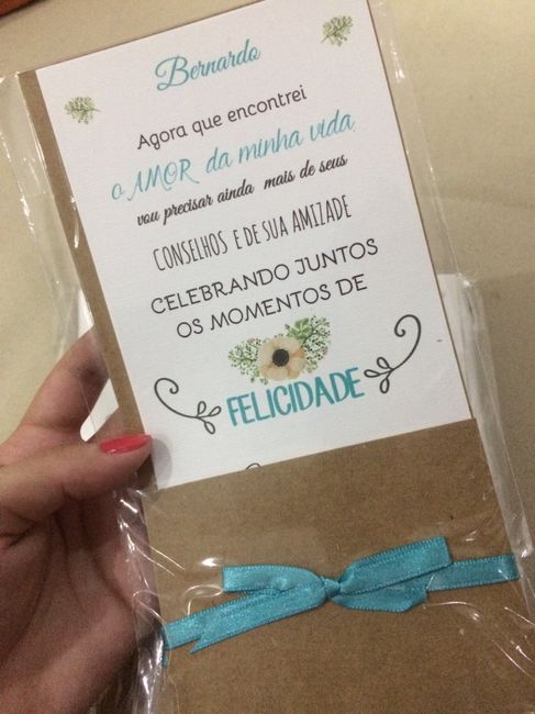 Convites dos padrinhos chegaram #vemver - 3