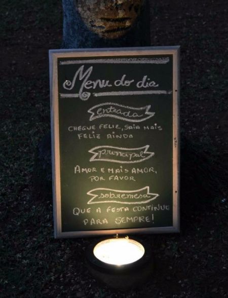 Quadro Negro Decorativo na Recepção