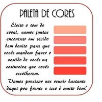 Paleta de Cores - Convite Madrinhas