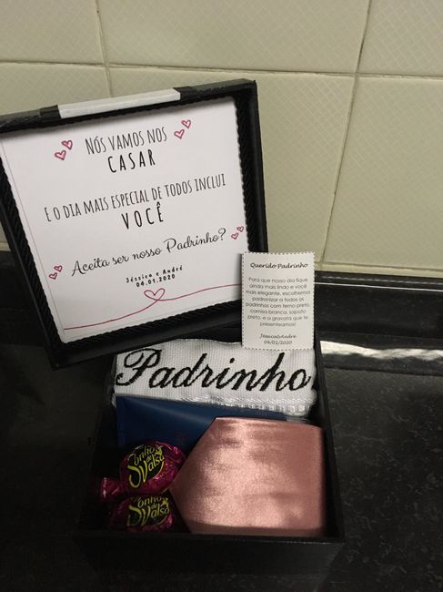 Convite Padrinhos pronto 😍 - 4