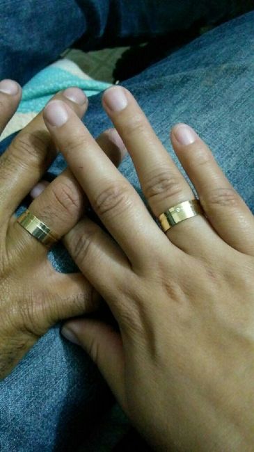 Nossas alianças ❤❤ - 2