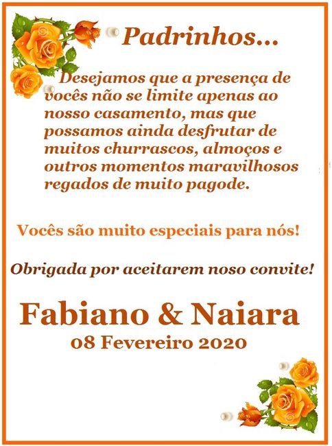 padrinhos...
