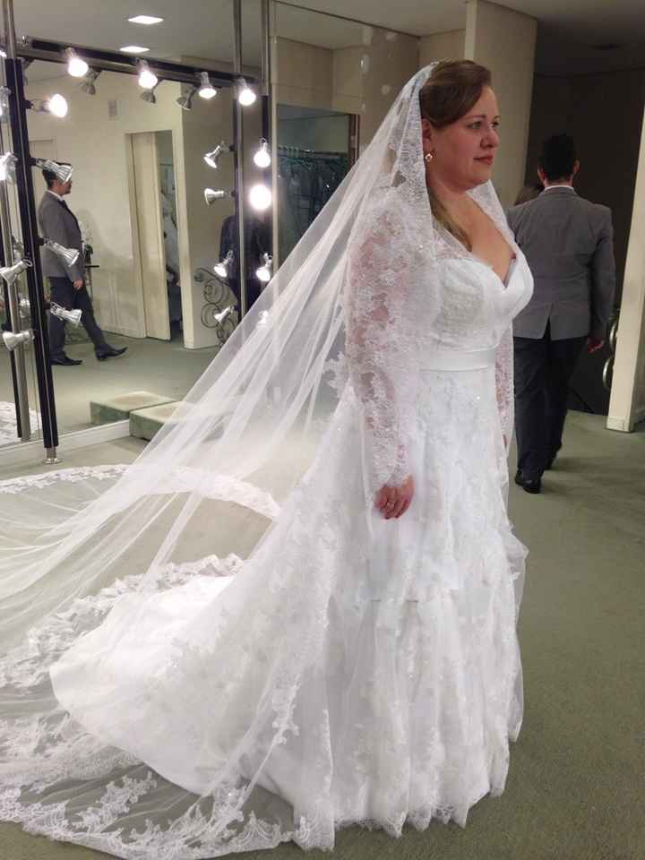 Primeira prova do meu vestido de noiva - 1