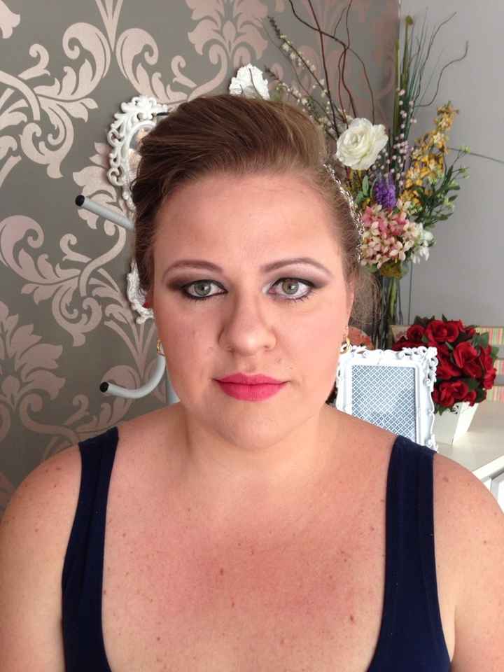 Teste de cabelo e make - 2