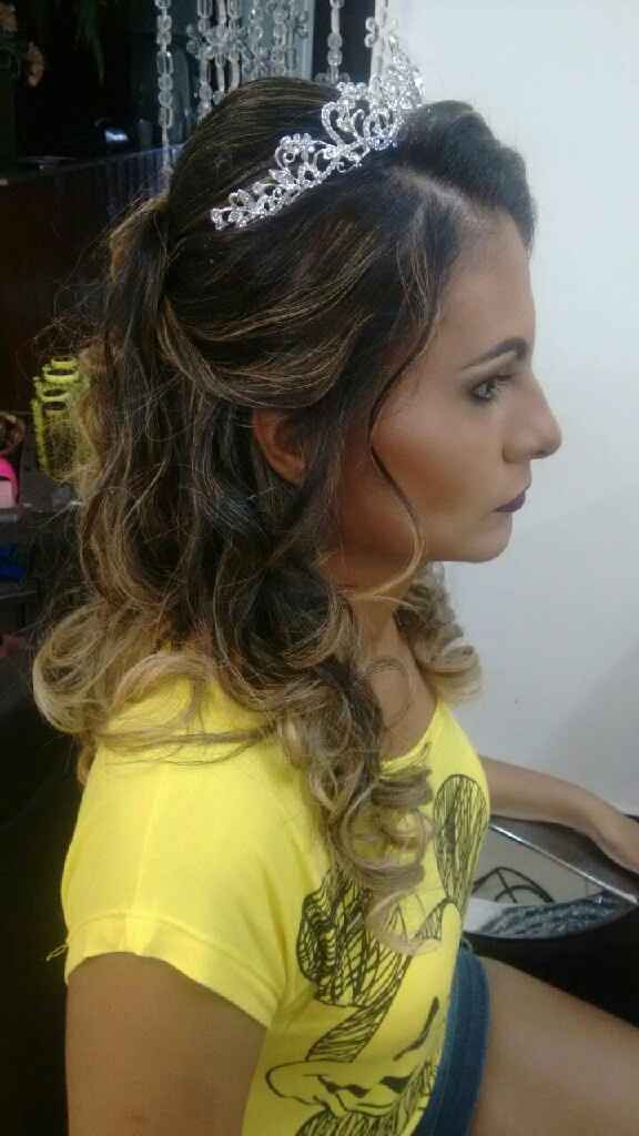 Teste penteado e make - 2