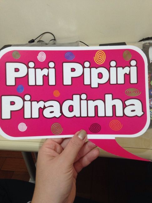 Plaquinhas para a festa - 2