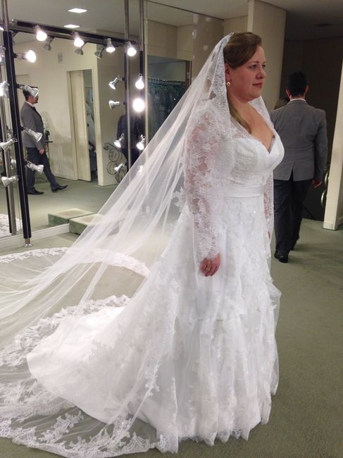 Primeira prova do meu vestido de noiva - 1