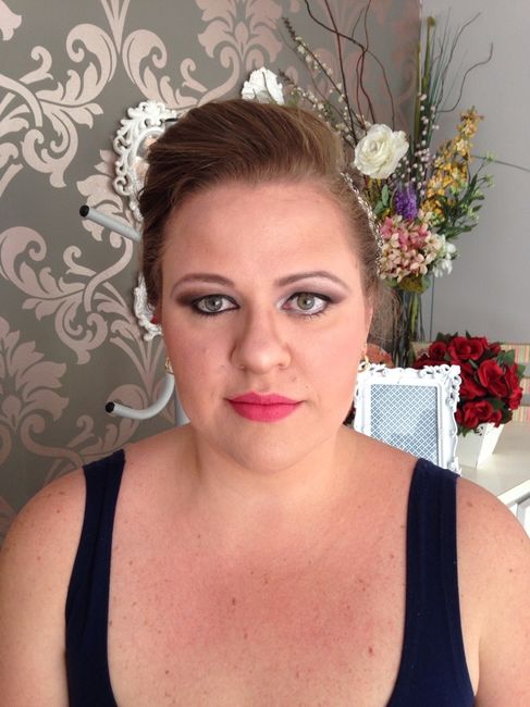 Teste de cabelo e make - 2
