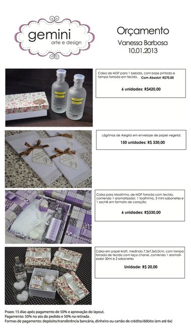Orçamentos