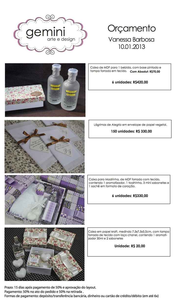 Orçamentos