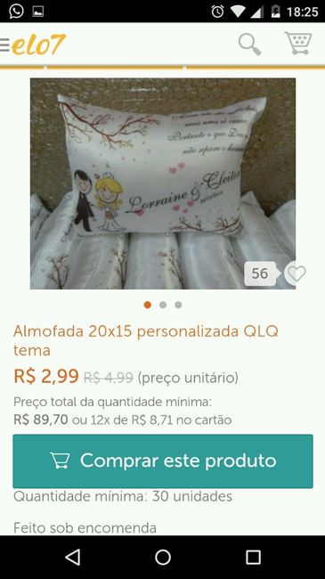 Lembrança para os padrinhos - 3
