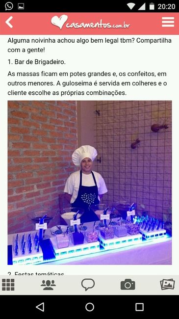Bar de brigadeiro - 1