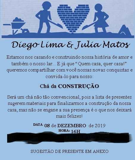 Chá da Construção - 1