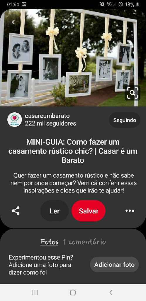 Como usar as fotos do pré na cerimônia? - 2