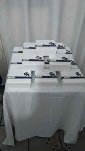 Mesa com as Caixinhas