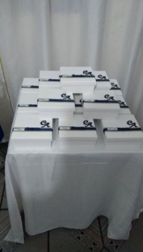 Mesa com as Caixinhas