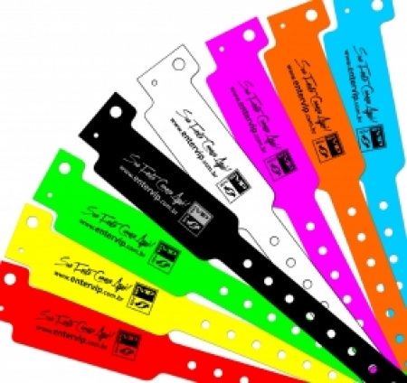 Pulseiras de identificação para festas privadas