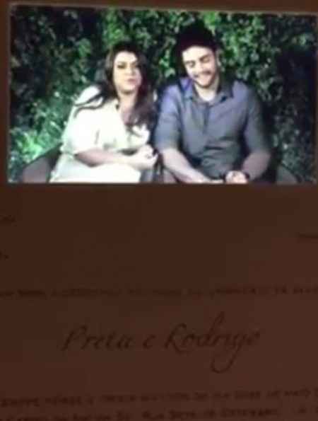 Convites dos padrinhos de casamento de Preta Gil e Rodrigo Godoy