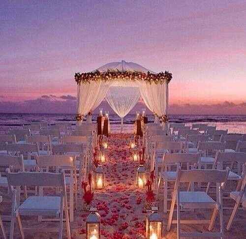 Casamento na praia!