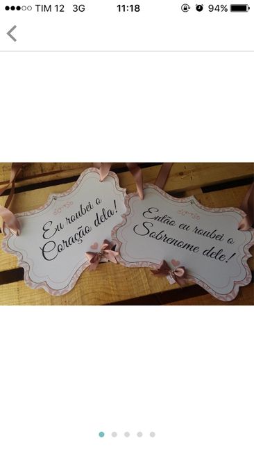 Plaquinhas cadeiras noivos - 1