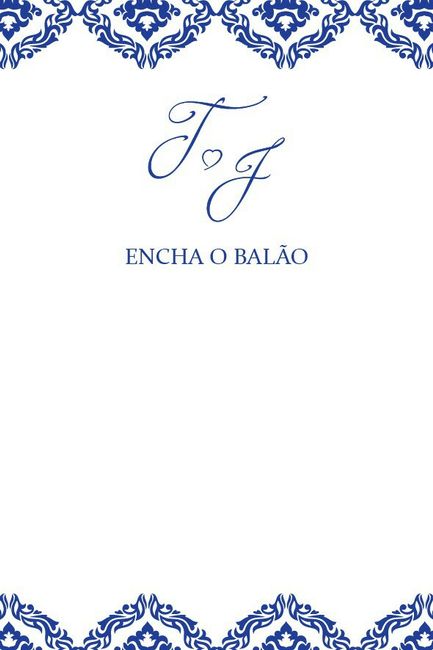 Como é ou será seu convite para os padrinhos? - 1